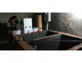 東嶽廟衛生院(土建)一體化汙水處理設備安裝完成